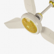 Khurshid Fan AC/DC Inverter fan Icon 56'' pure copper wire Brand Warranty Colour Light Wood  (HAM MALL)